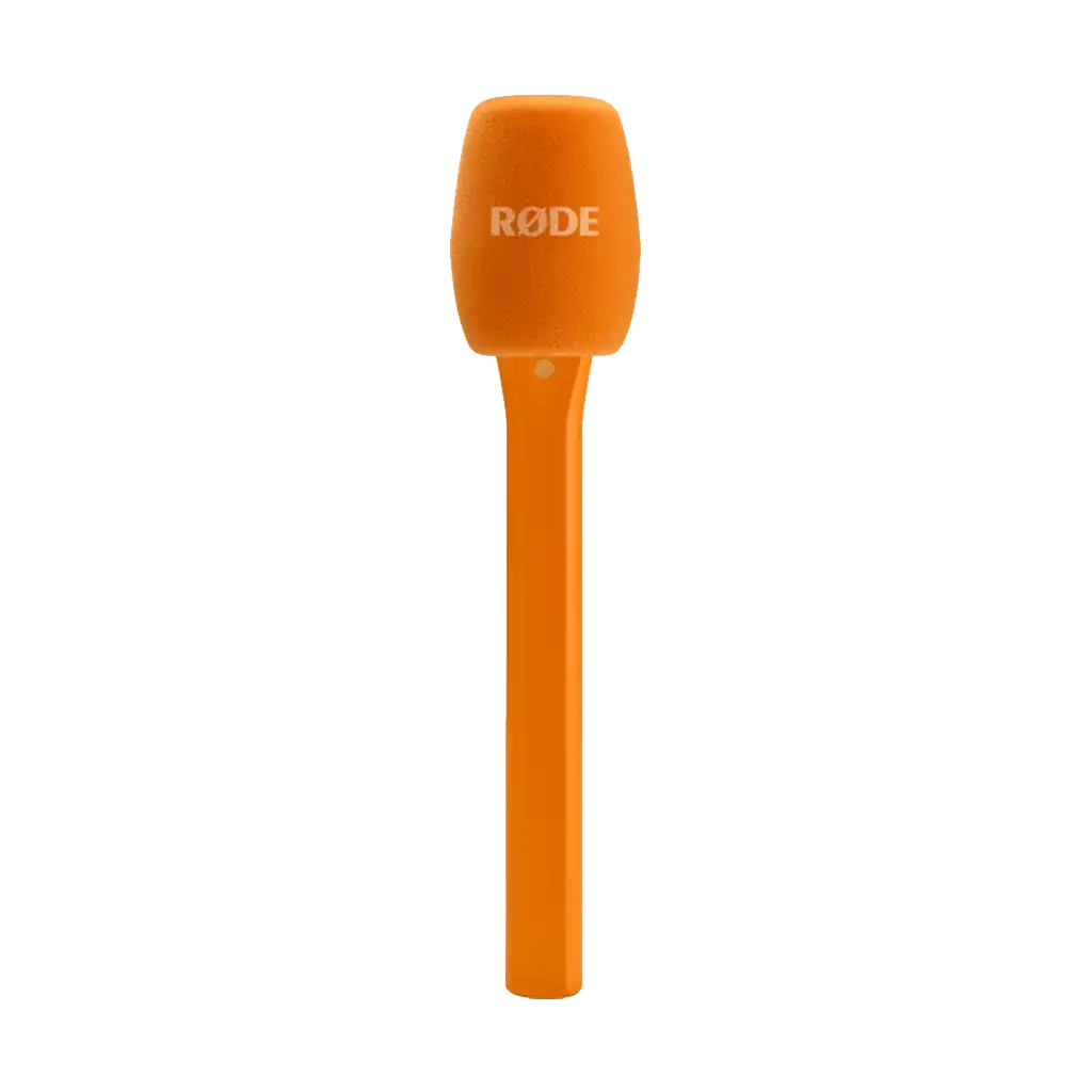 Rode Interview Micro Handheld Mic Adapter for Wireless Clip-On Transmitter (Orange)