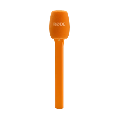 Rode Interview Micro Handheld Mic Adapter for Wireless Clip-On Transmitter (Orange)