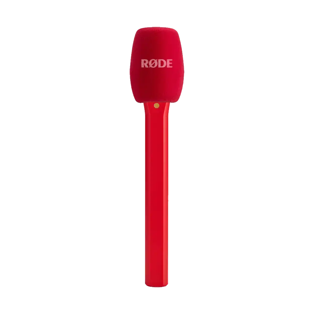 Rode Interview Micro Handheld Mic Adapter for Wireless Clip-On Transmitter (Red)