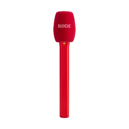 Rode Interview Micro Handheld Mic Adapter for Wireless Clip-On Transmitter (Red)