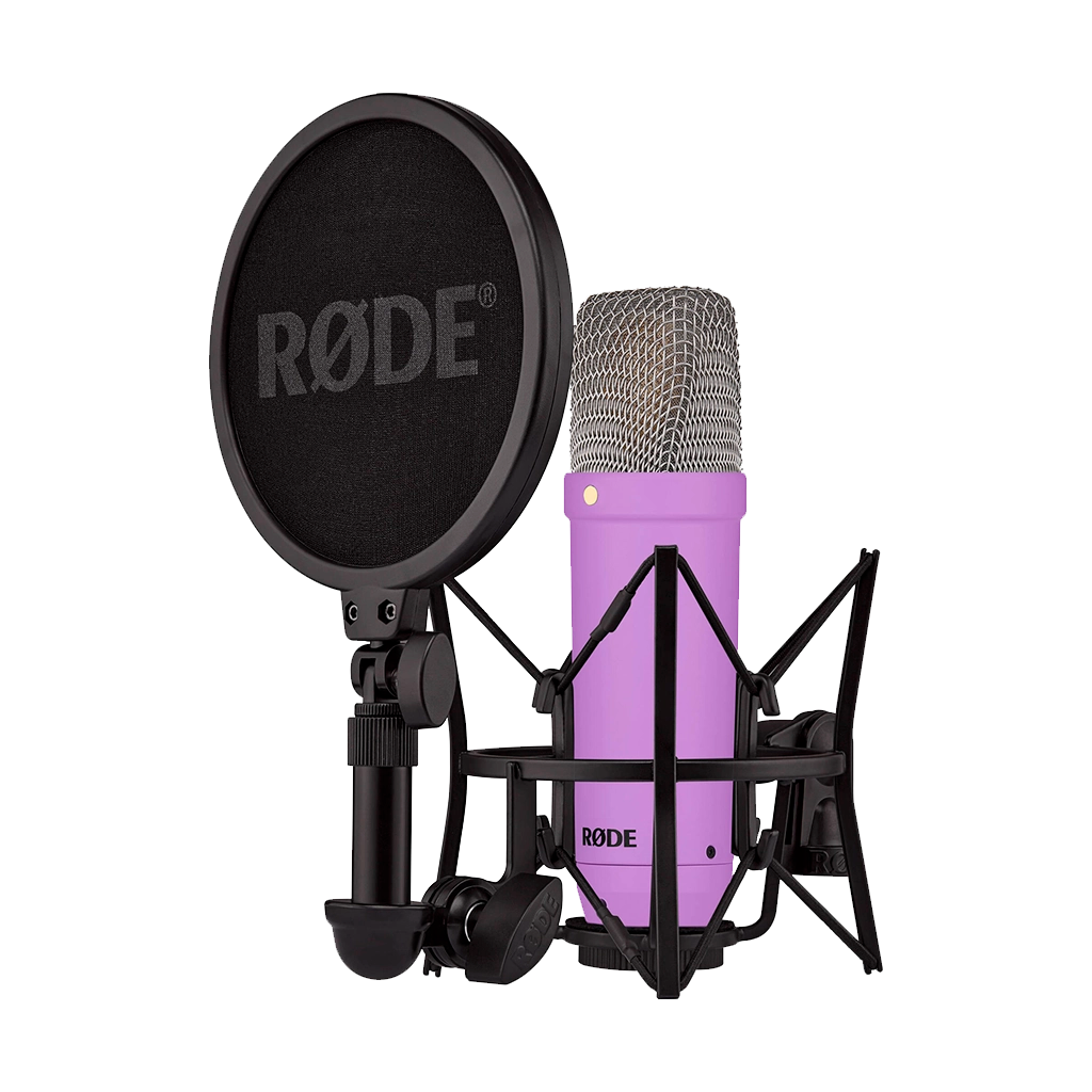 Rode NT1 Signature Series Large-Diaphragm Condenser Microphone (Purple)