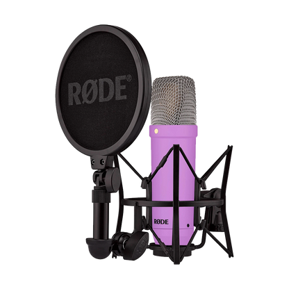 Rode NT1 Signature Series Large-Diaphragm Condenser Microphone (Purple)