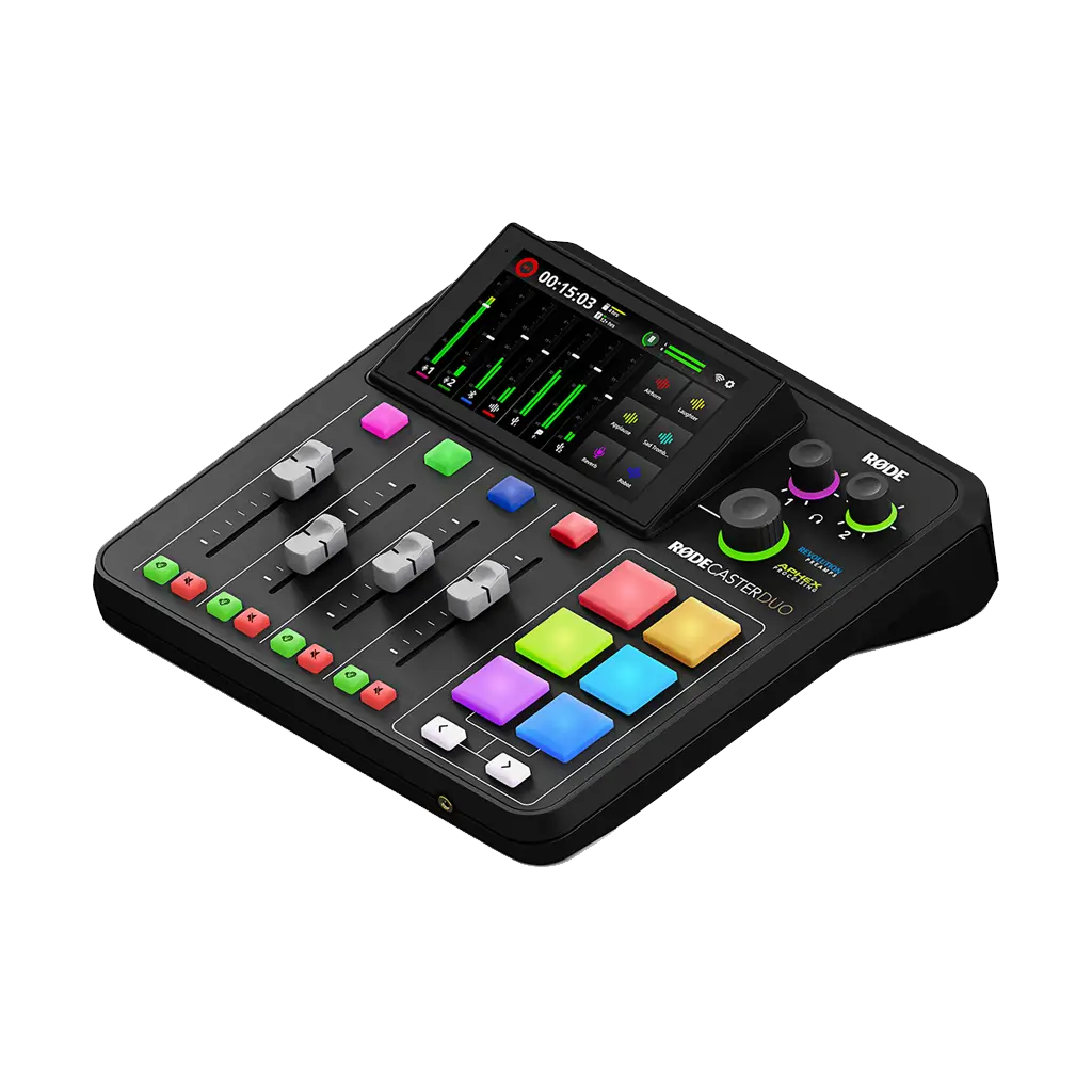 RODE RODECaster Duo Integrated Audio Production Studio with FREE Rode Wireless ME TX Transmitter (Valued at R2 295)