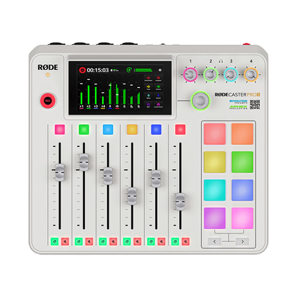 Rode RODECaster Pro II Integrated Audio Production Studio (White)