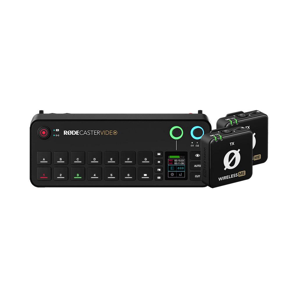 Rode RODECaster Video All-in-One Production Console with 2x FREE Rode Wireless ME TX Transmitters (Valued at R4 590)