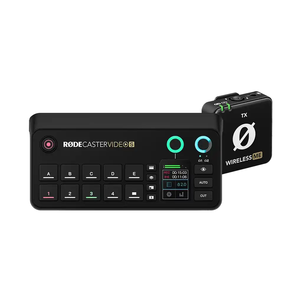Rode RODECaster Video S All-in-One Audio/Video Console with FREE Rode Wireless ME TX Transmitter (Valued at R2,295)