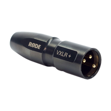 Rode VXLR+ 3.5mm TRS Female to XLR Male Adapter with Phantom Power Converter