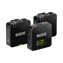 Rode Wireless GO (Gen 3) 2-Person Compact Digital Wireless Microphone System/Recorder (2.4 GHz, Black) with Free Rode Interview GO (Valued at R650)