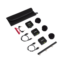 Rode Wireless GO (Gen 3) 2-Person Compact Digital Wireless Microphone System/Recorder (2.4 GHz, Black)