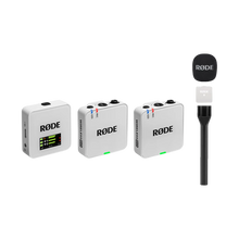 Rode Wireless GO (Gen 3) 2-Person Compact Digital Wireless Microphone System/Recorder (2.4 GHz, White) with Free Rode Interview GO (Valued at R650)