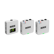 Rode Wireless GO (Gen 3) 2-Person Compact Digital Wireless Microphone System/Recorder (2.4 GHz, White) with Free Rode Interview GO (Valued at R650)