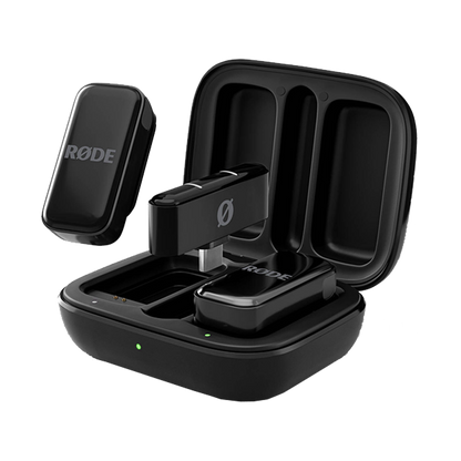 Rode Wireless Micro 2-Person Ultracompact Wireless Microphone System with USB-C Connector (2.4 GHz, Black) with Free Rode Interview Micro (Valued at R600)