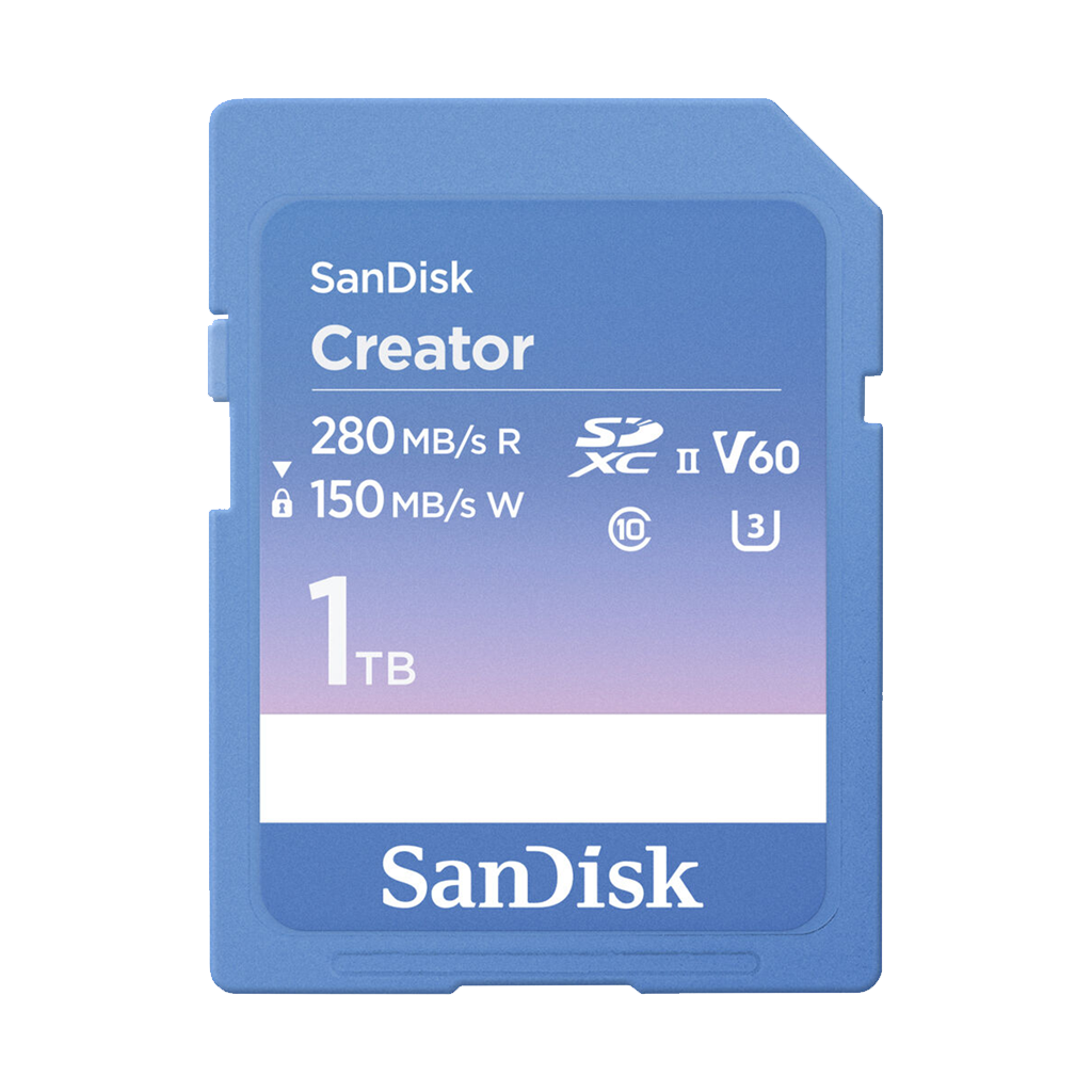 SanDisk 1TB Creator Series UHS-II SDXC Memory Card