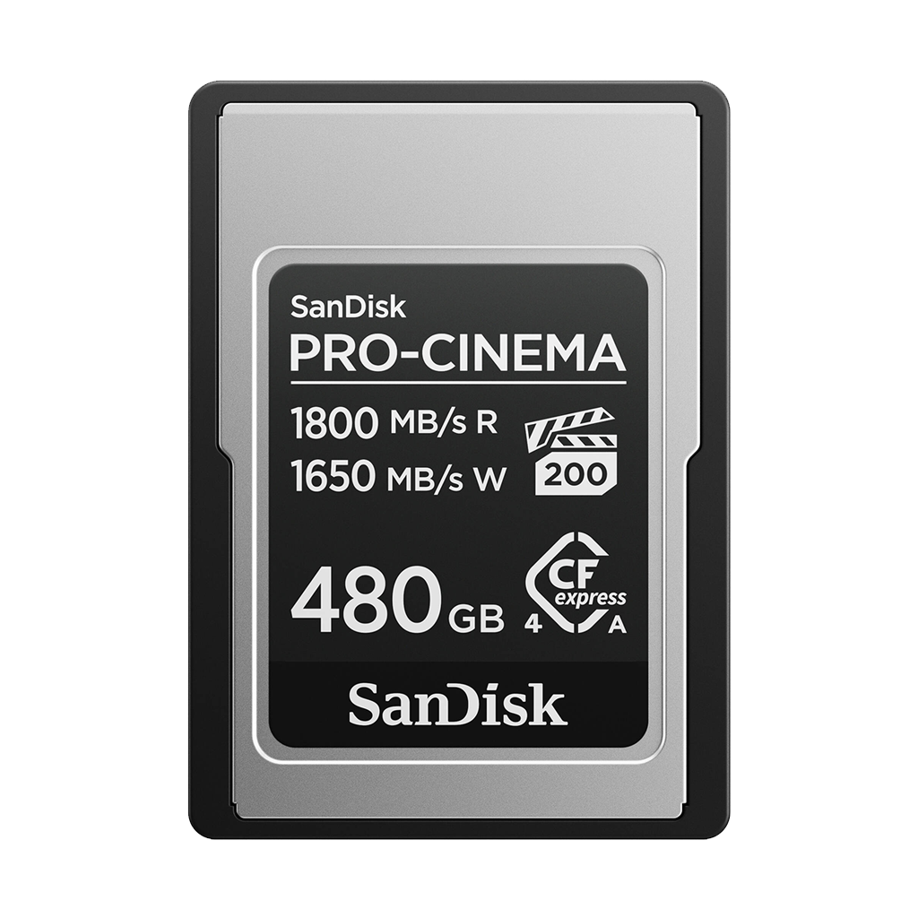SanDisk 480GB PRO-CINEMA CFexpress Type A Memory Card