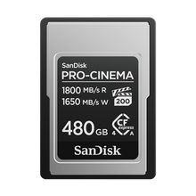 SanDisk 480GB PRO-CINEMA CFexpress Type A Memory Card
