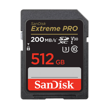 SanDisk 512GB Extreme PRO 200MB/s UHS-I SDXC Memory Card