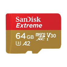 SanDisk 64GB Extreme 170MB/s UHS-I microSDXC Memory Card