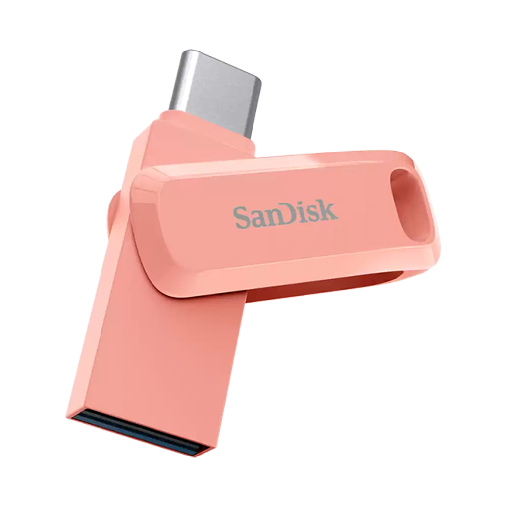 SanDisk 256GB Ultra Dual Drive Go USB Type-C (Peach Amber)