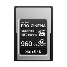 SanDisk 960GB PRO-CINEMA CFexpress Type A Memory Card