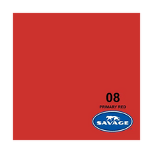 Savage Background Paper Primary Red 08 (2.72m x 11m)