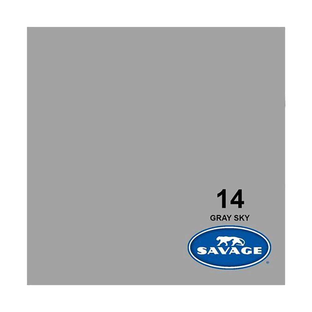 Savage Background Paper Gray Sky 14 (2.72m x 11m)