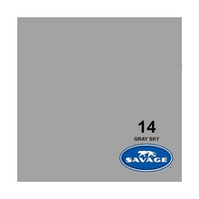 Savage Background Paper Gray Sky 14 (2.18m x 11m)