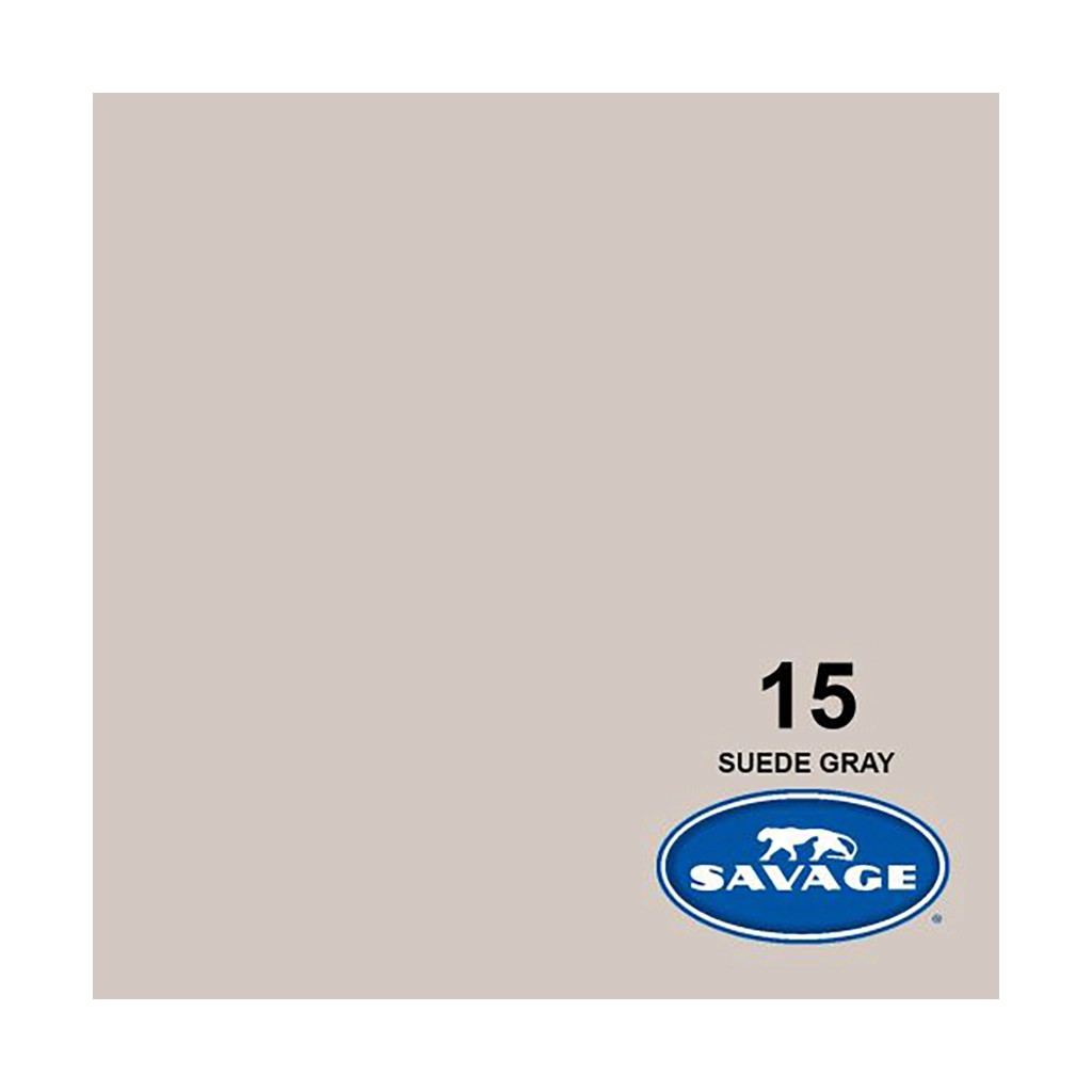 Savage Background Paper Suede Gray 15 (2.72m x 11m)