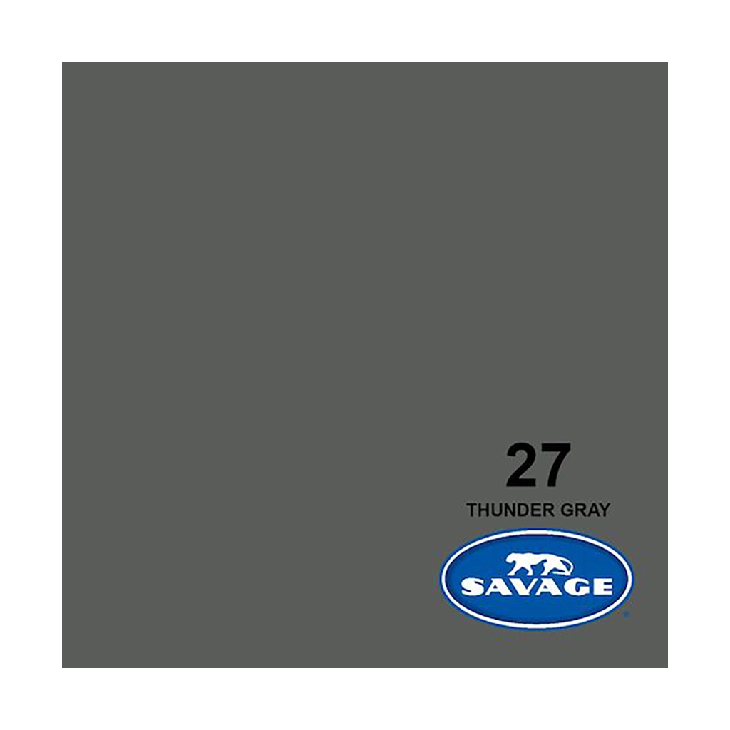 Savage Background Paper Thunder Gray 27 (2.72m x 11m)