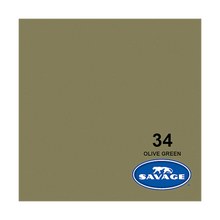 Savage Background Paper Olive Green 34 (2.18m x 11m)