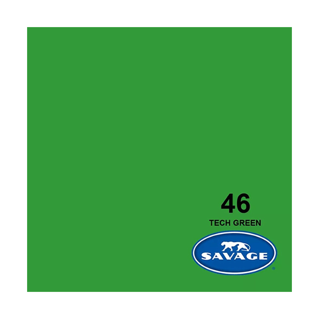 Savage Background Paper Tech Green 46 (1.35m x 11m)