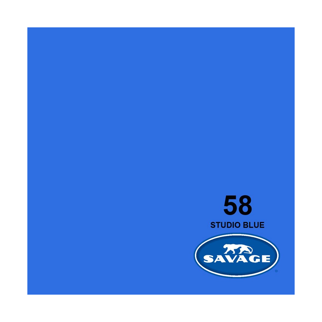 Savage Background Paper Studio Blue 58 (2.72m x 11m)
