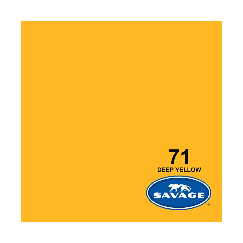 Savage Background Paper Deep Yellow 71 (2.72m x 11m)