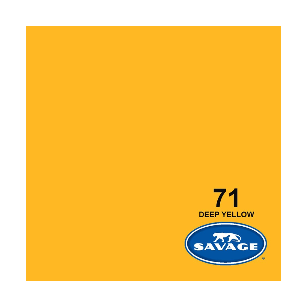 Savage Background Paper Deep Yellow 71 (1.35m x 11m)