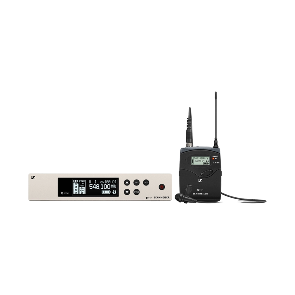 Sennheiser EW 100 G4-ME2-B Wireless Omni Lavalier Microphone System