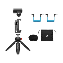 Sennheiser MKE 200 Mobile Kit Ultracompact Camera-Mount Directional Microphone with Smartphone Recording Bundle
