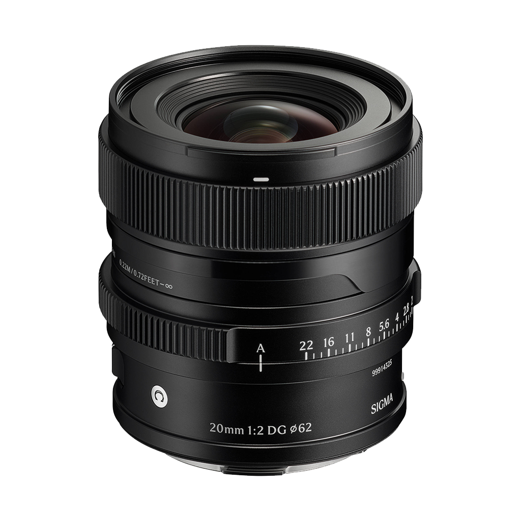 Sigma 20mm f/2 DG Contemporary Lens (L-Mount, Black)