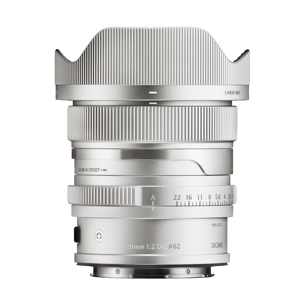 Sigma 20mm f/2 DG Contemporary Lens (L-Mount, Silver)