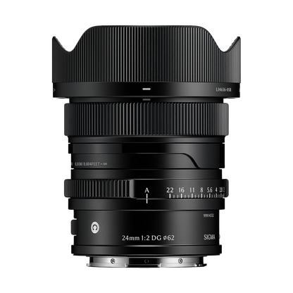 Sigma 24mm f/2 DG Contemporary Lens (L-Mount, Black)