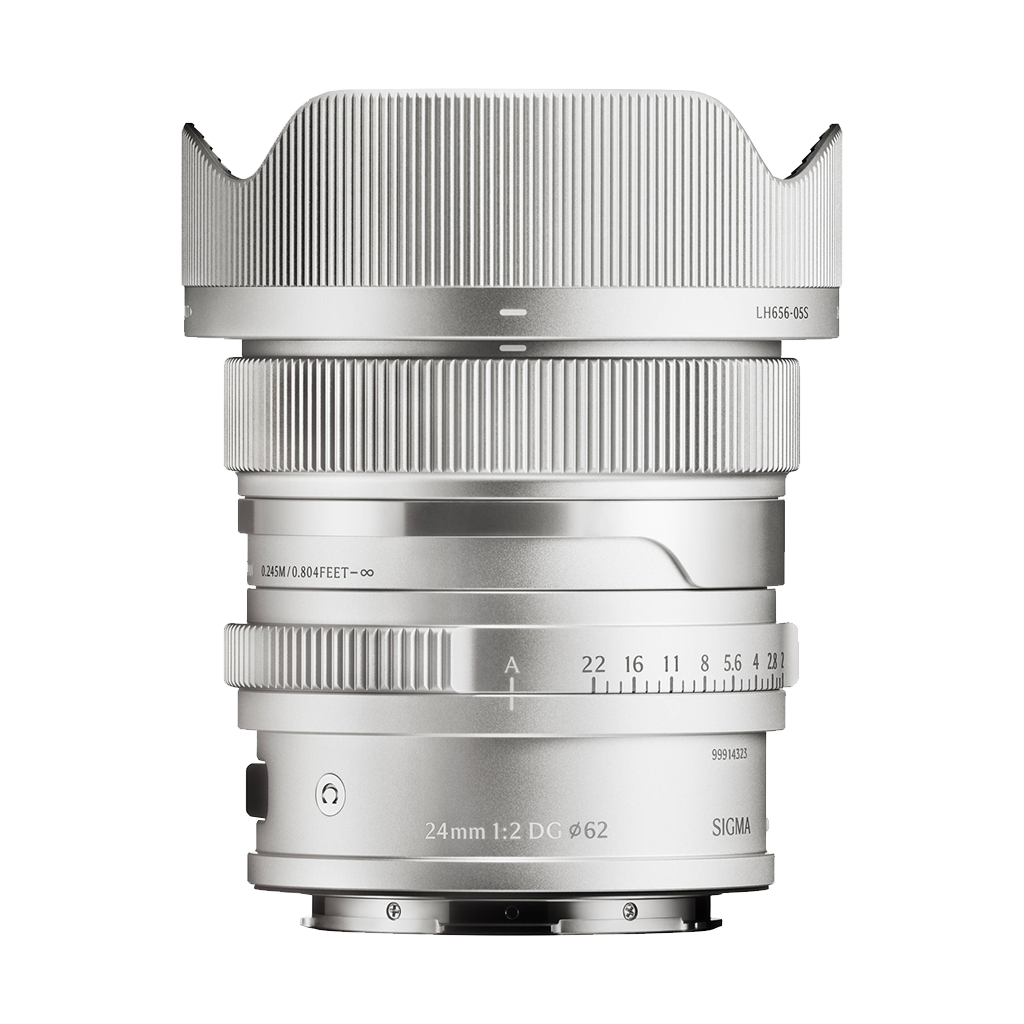 Sigma 24mm f/2 DG Contemporary Lens (L-Mount, Silver)