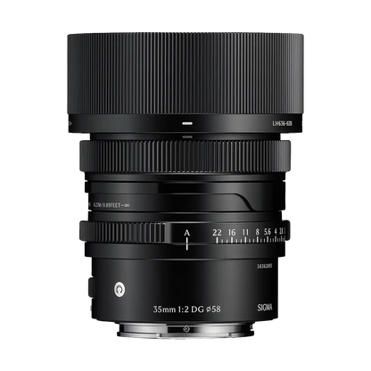 Sigma 35mm f/2 DG Contemporary Lens (Sony E, Black)