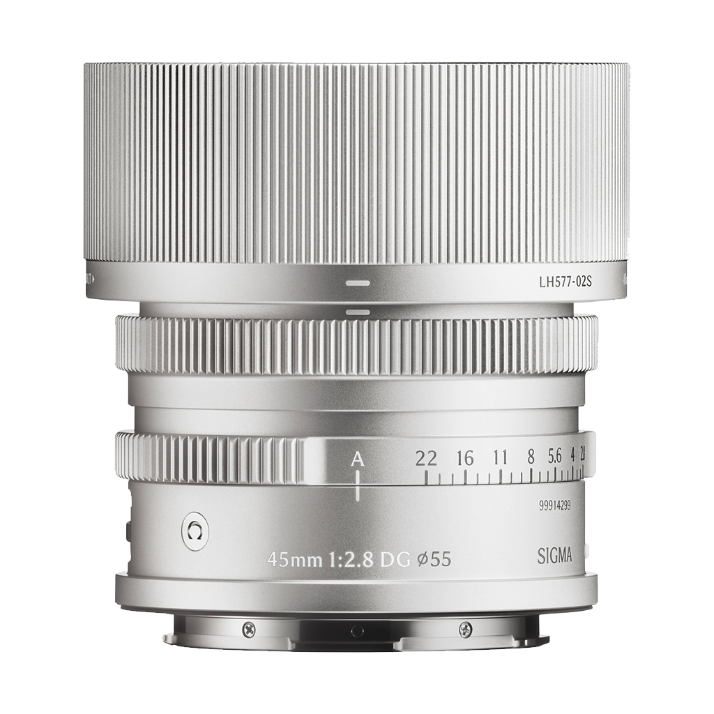 Sigma 45mm f/2.8 DG Contemporary Lens (L-Mount, Silver)