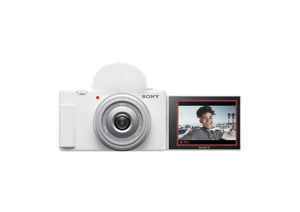 USED Sony ZV-1F Vlogging Camera (White) - Rating 7/10 (SH10125)