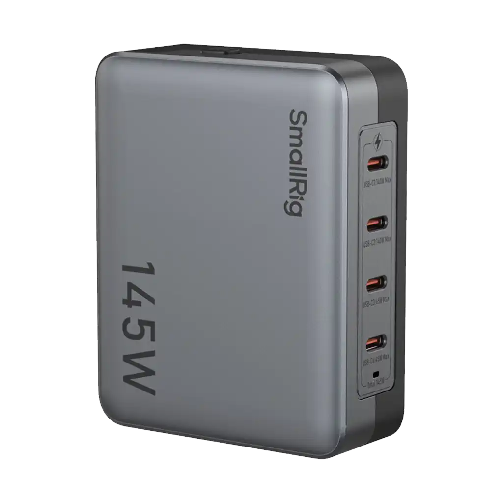 SmallRig 145W 4-Port USB-C Wall Power Adapter
