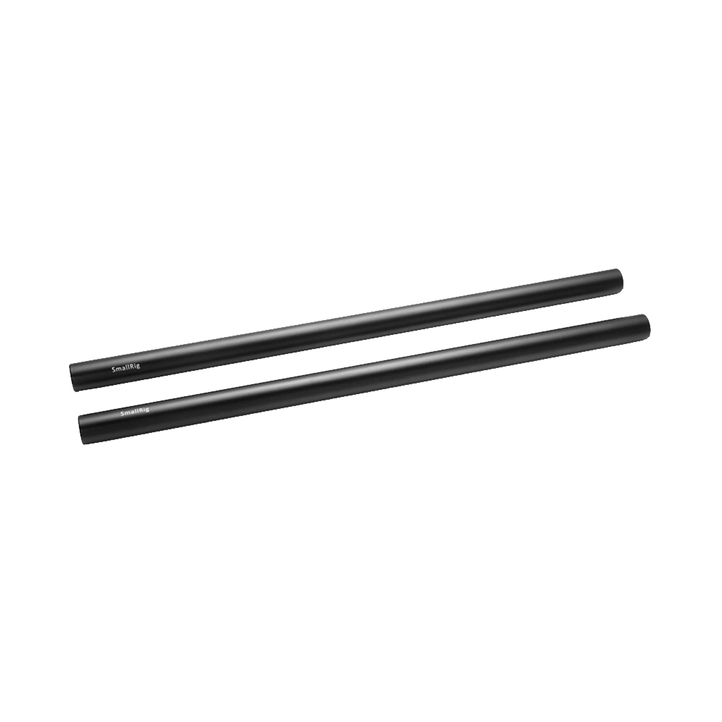 SmallRig 15mm Aluminum Rod (Pair, Black, 30cm)
