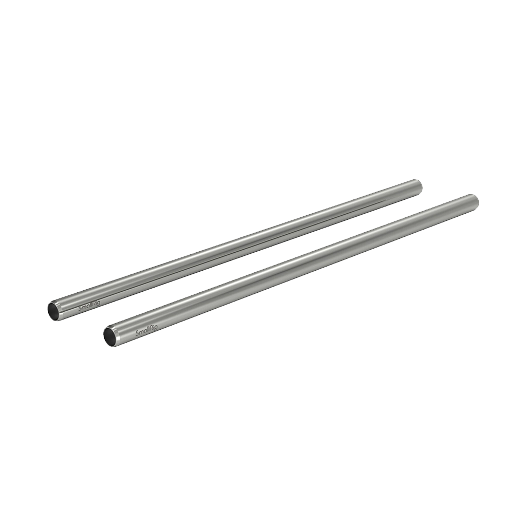 SmallRig 15mm Stainless Steel Rods (Pair, 40cm)