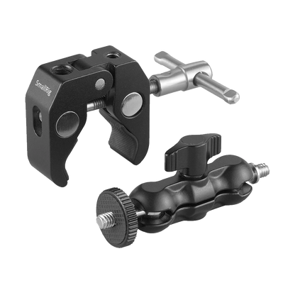 SmallRig 2164 Multifunctional Crab Clamp with 3.5" Ball Head Arm