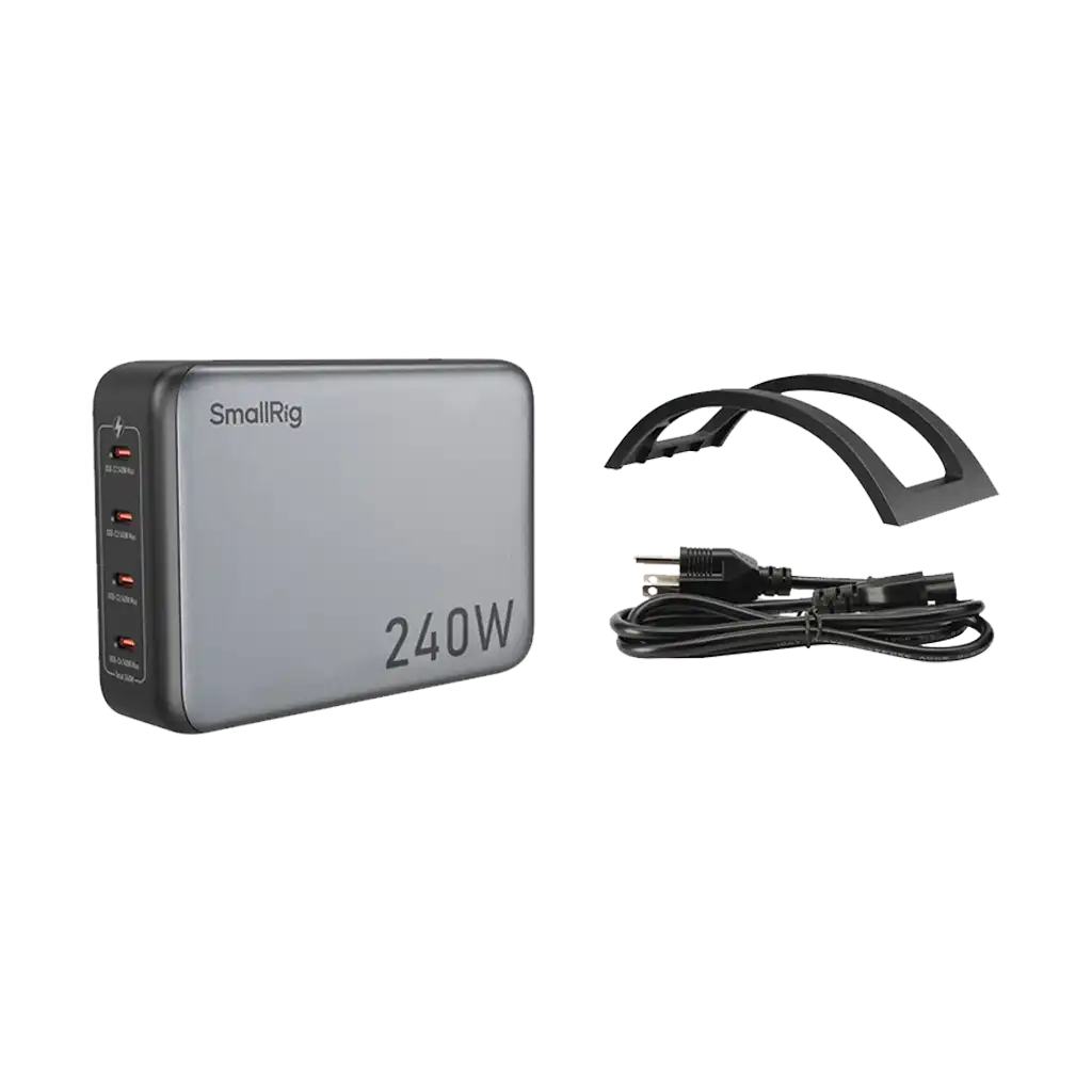 SmallRig 240W 4-Port USB-C AC Power Adapter