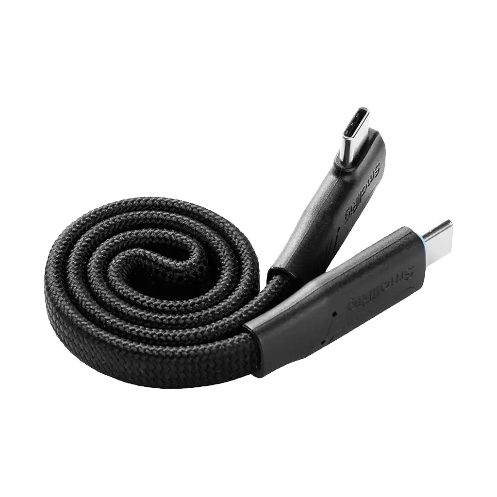 SmallRig 240W USB-C 3.2 Gen 2x2 Magnetic Self-Coiling Cable (35cm)