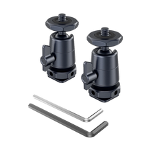 SmallRig 2948B Mini Ball-Head Mounting Support with Removable Cold Shoe (2-Pack)