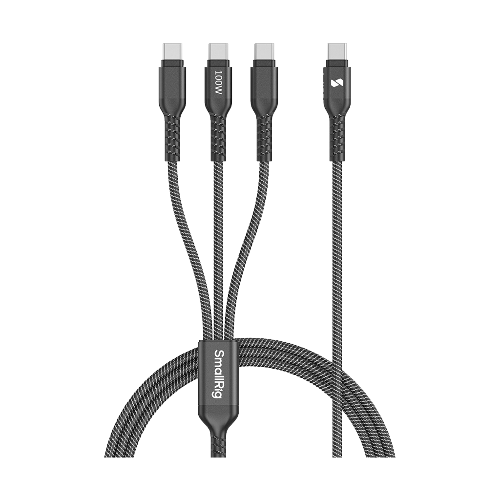 SmallRig 3-in-1 USB-C Power Cable (1.2m)